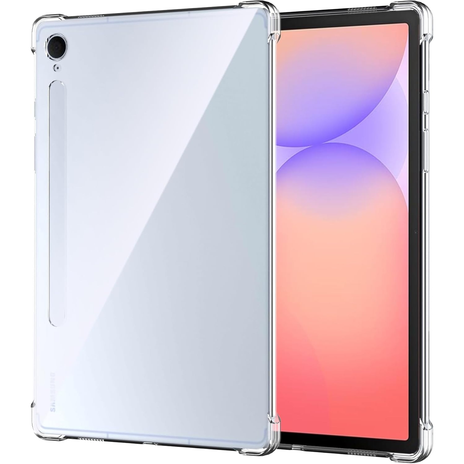 Husa Antisoc compatibila cu Samsung Galaxy Tab S10 Lite/S10 FE/S9 FE 10.9inch, Transparent