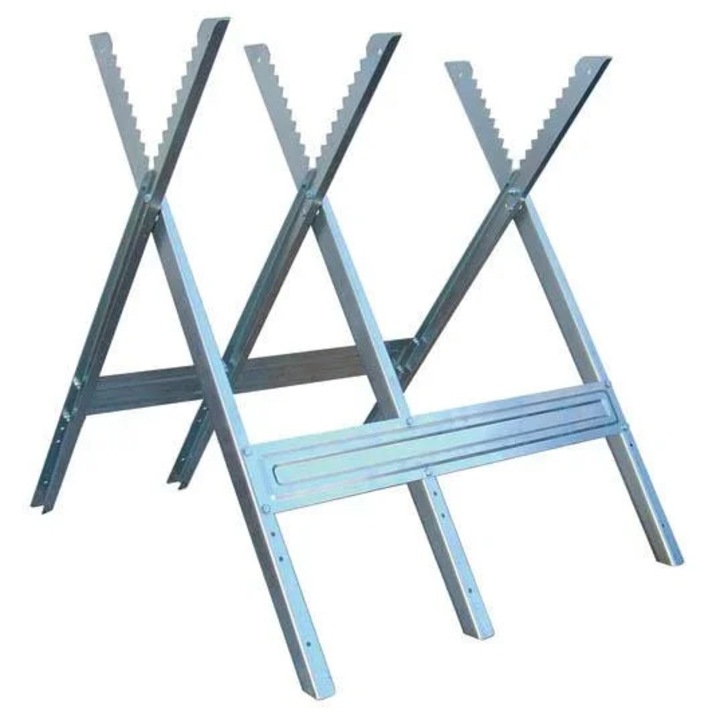 Westfalia összecsukható fűrészbak, 150 kg, csúszásmentes, méretei 82x80x40 cm