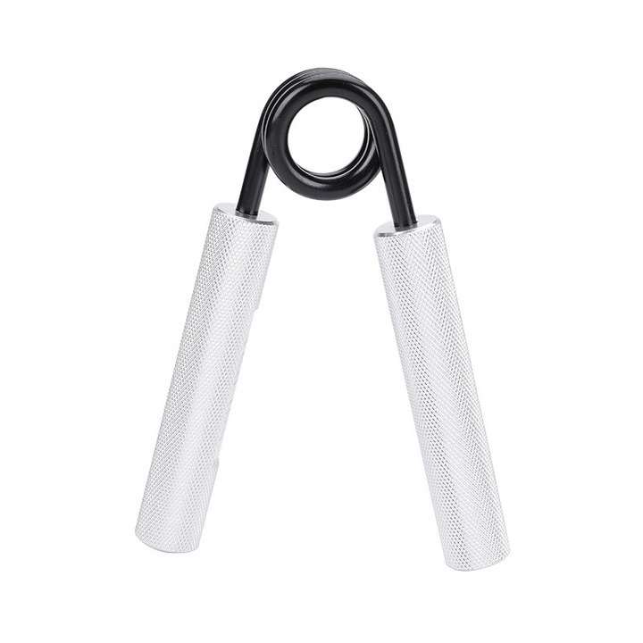 Antrenament flexori mana, antrenament forta priza, antrenor forta priza, Fudisenn, aluminiu, 90 kg, antrenament de recuperare, antrenament incheietura si degete, intareste muschii antebratului, ideal pentru antrenamentul sportivilor, argintiu