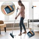 Set De Maturi Cu Faras Si Pieptene Cu Maner Lung, Perie De Maturat Inalta Cu Rotatie De 180 De Grade, Faras De Praf De Uz Casnic Cu Dinti De Pieptene Pentru Interior Si Exterior, Bucatarie, Birou Hol