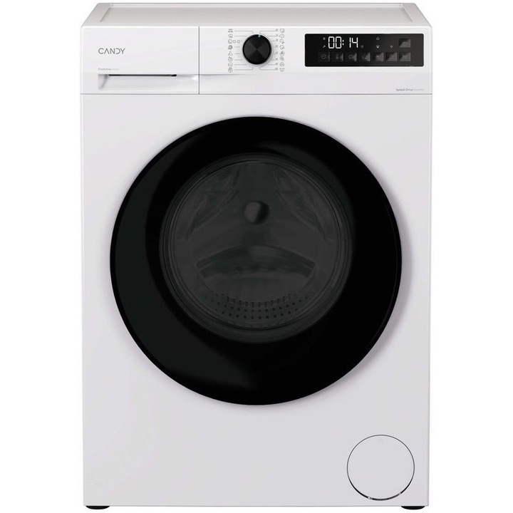 Masina de spalat rufe cu uscator Candy GWD 496B8-S, clasa A-20%, 9+6 kg, 1400 rpm, Motor Inverter, ProActive Wash, Soft Drum, Clean Shield, alba