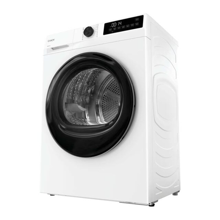Uscator de rufe Candy GDL 8N2B-S, clasa D, 8 kg, pompa de caldura, AI Smart Move, Soft Touch, alb