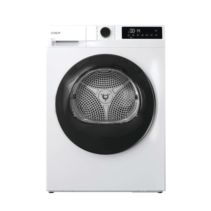 Uscator de rufe Candy GD 10N2B-S, clasa D, 10 kg, pompa de caldura, AI Smart Move, Soft Touch, alb
