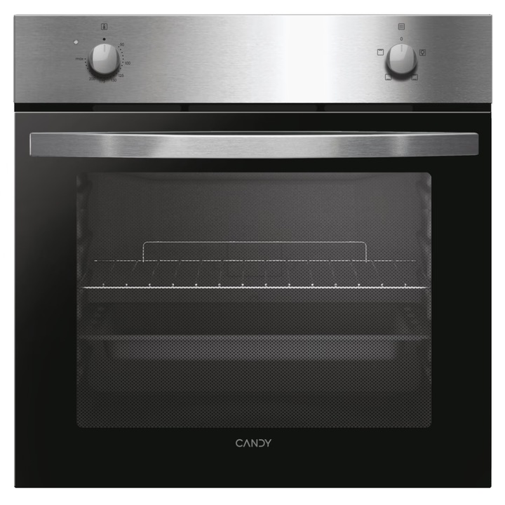 Cuptor electric incorporabil Candy FIDCP X200, clasa A, 70 litri, control mecanic, 4 functii, curatare Aquactiva, inox