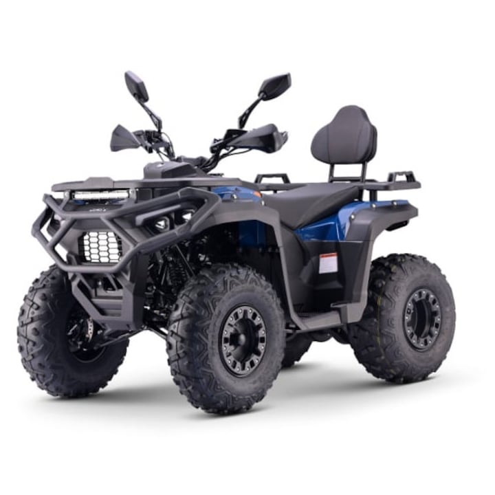 ATV Asix Gladiator 200cc, roti 10inch, 1+1 viteze, albastru-portocaliu
