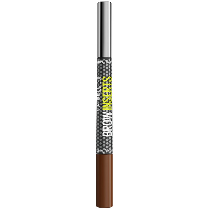 Carioca si gel de sprancene 2-in-1 Maybelline Brow Insert Medium Brown 04, 2g