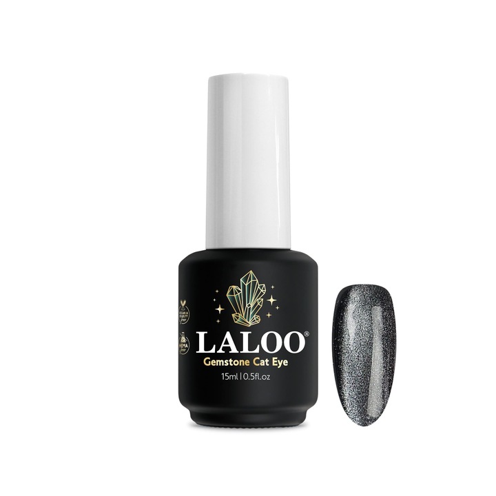 Lac gel magnetic Gemstone Cat Eye nr4 Laloo 15ml