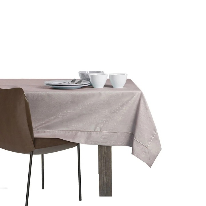 Terítő 140×280 cm rózsaszín Vesta