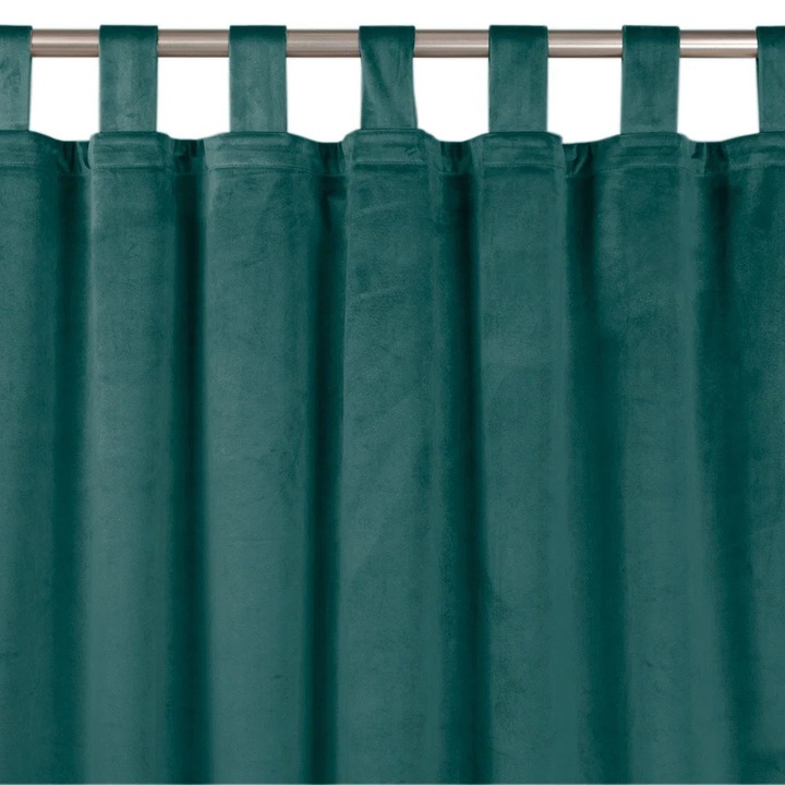 Тъмносини кадифени завеси 135×245