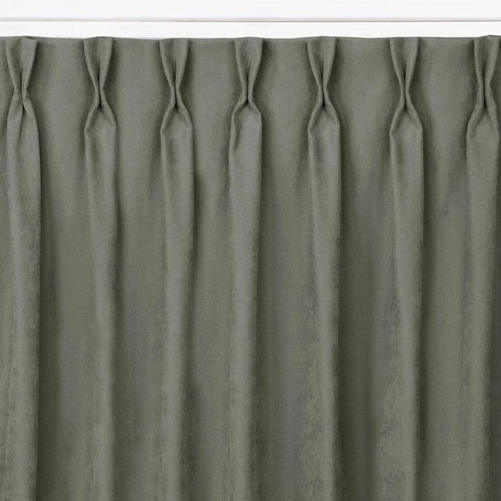 Завеса 280×175 см сива CHENILLE FLEX