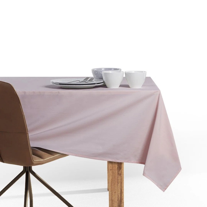 Asztalterítő, 30x100cm, világos rózsaszín, textil