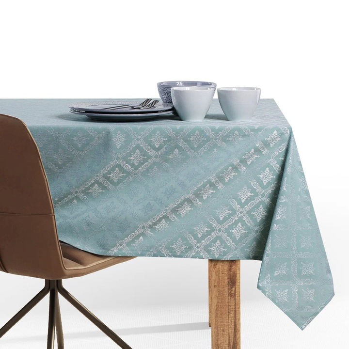 Menta zöld asztalterítő 140x500 cm szett