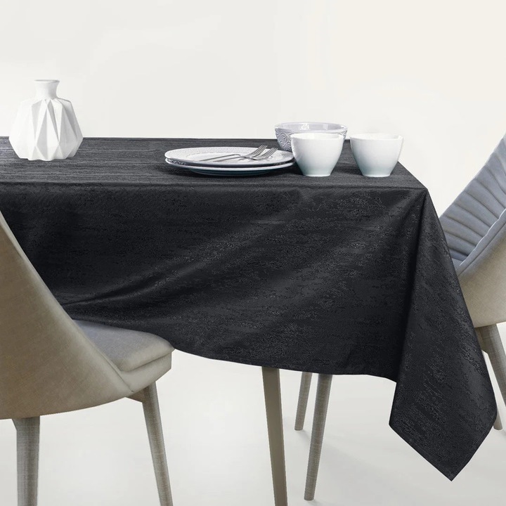Fekete asztalterítő 155×400 cm AH VESTA