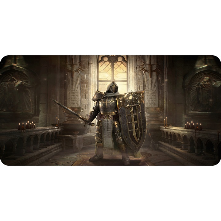 Mousepad Deskmat Diablo IV Paladin Lord of Hatred 800x400x4 mm margini cusute Oktane