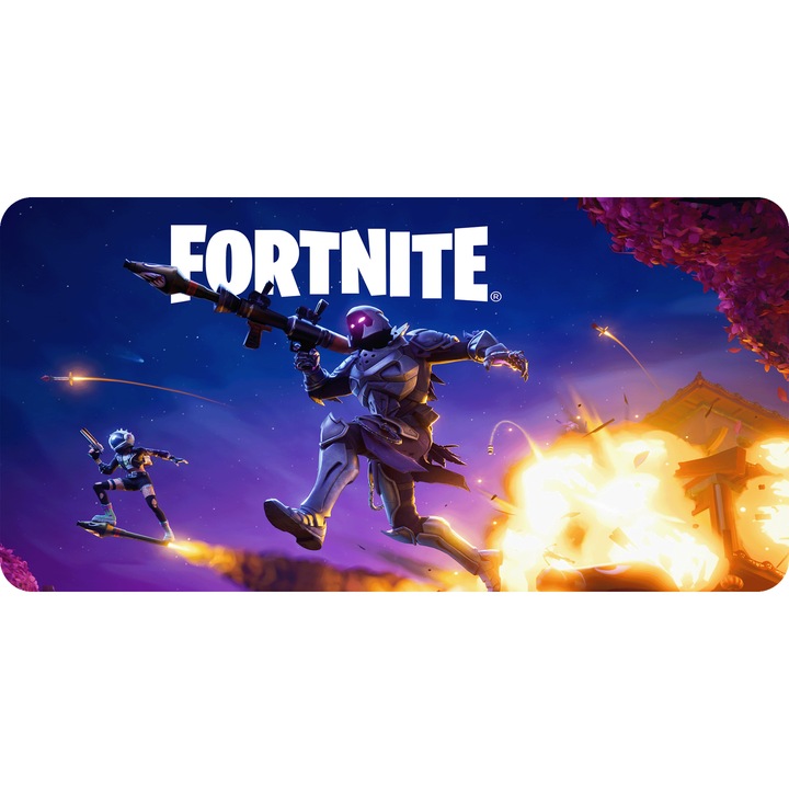 Mousepad Deskmat Fornite OG season 800x400x4 mm margini cusute Oktane