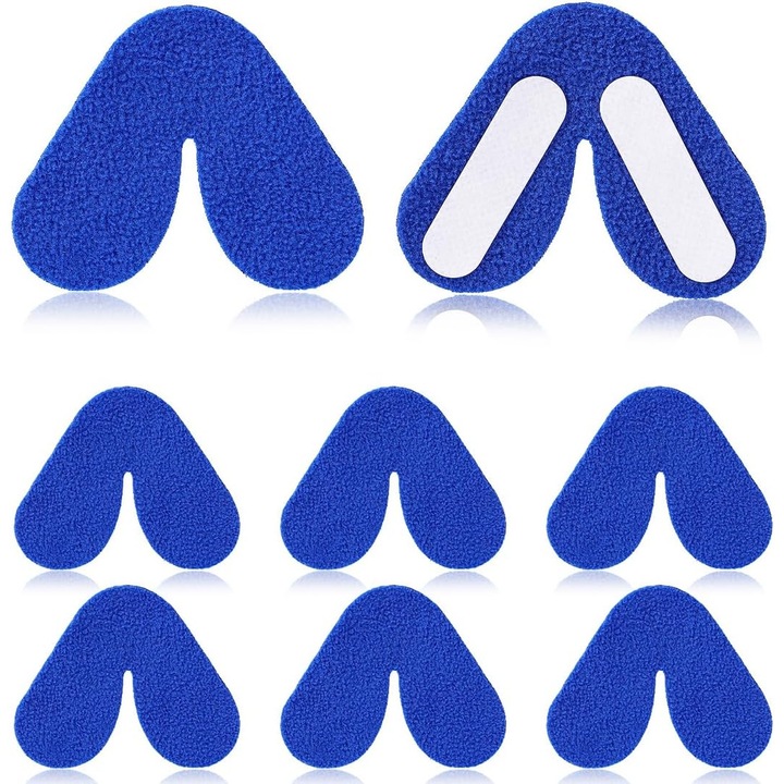 8 bucati de tampoane nazale pentru masca CPAP, perna nazala pentru aparat respirator, tampoane nazale pentru masca de apnee in somn, confortabile, potrivite pentru majoritatea mastilor nazale