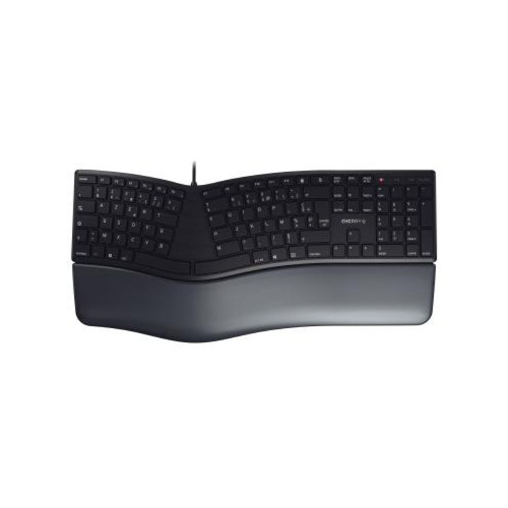 Ергономична клавиатура Cherry KC 4500 ERGO, USB, AZERTY, Plug & Play, JK-4500FR-2