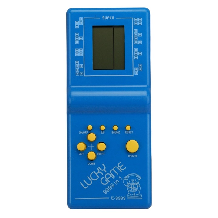 Joc Tetris clasic 9999 in 1, Lucky Game, albastru, OnemisFlot