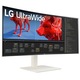 LG UltraWide™ 38BR85QC-W LED monitor, UWQHD+ (3840x1600), IPS, 144Hz, 1ms GtG, 2300R ívelt, DisplayHDR™ 600, HDR 10, AMD FreeSync Premium Pro, G-SYNC Compatible, Flicker Safe, VRR, Super Resolution+, HDMI, DP, USB-C 90W, RJ-45, 7Wx2 hangszóró, Fehér