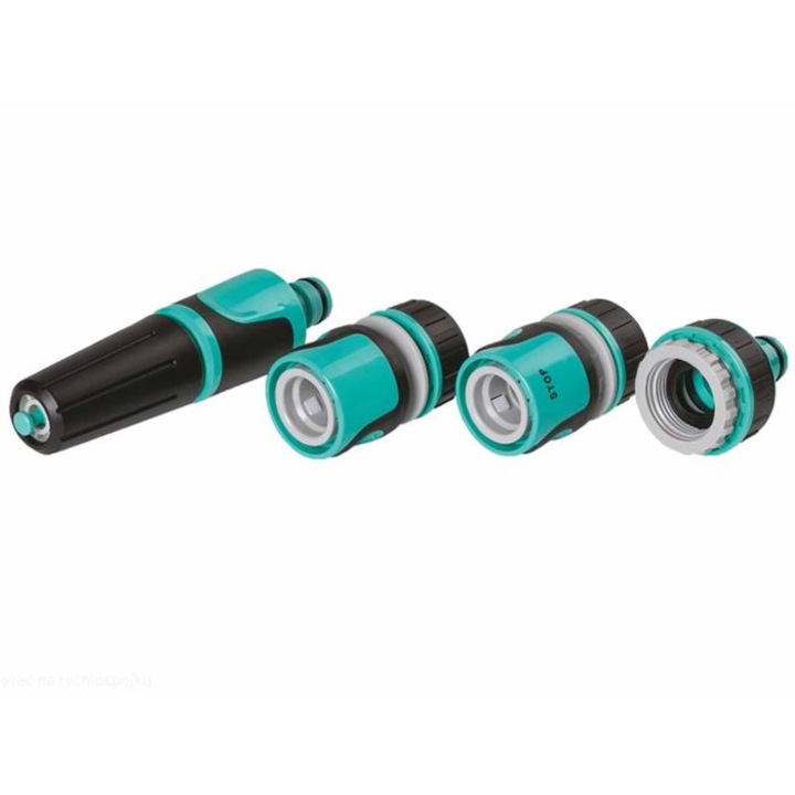 Set pulverizator cu cuplaje rapide și adaptor apă Festa 45385, ajustabil, profesional, 1/2" - 3/4"