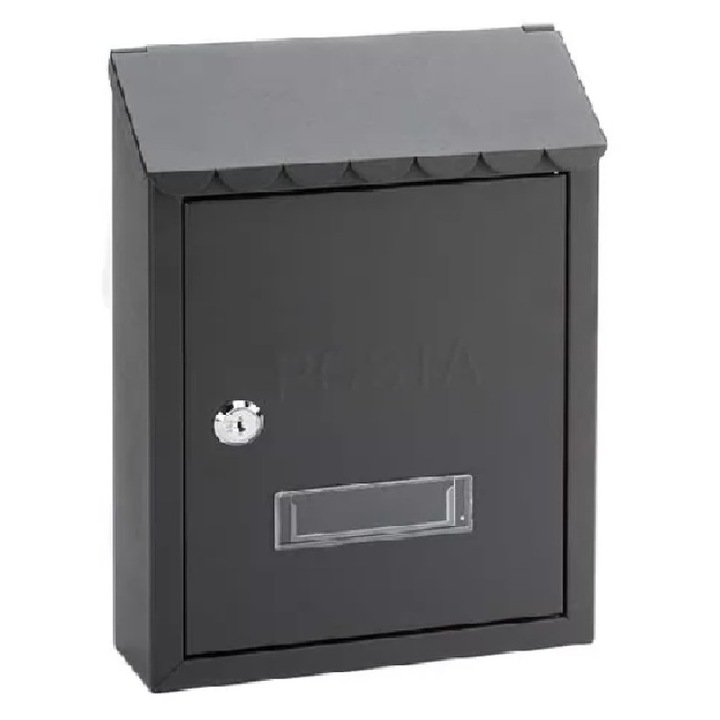 Ellit® Norman kültéri postaláda kulccsal 300x215x70 mm fekete