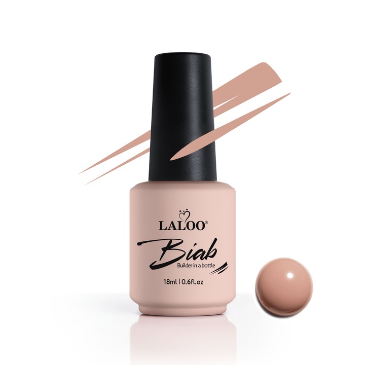 Gel in sticla Laloo Biab 06 Caramel 18ml