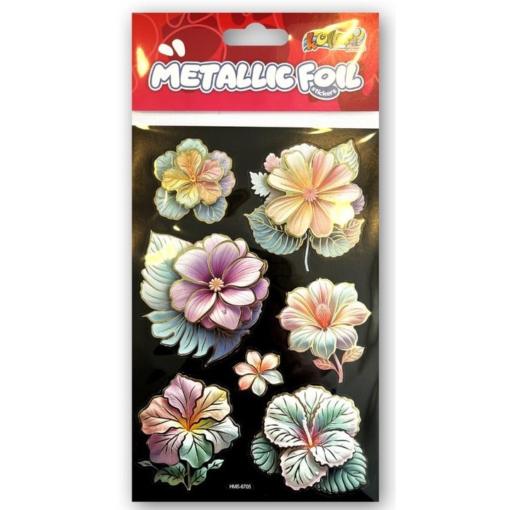 Penmate 3D többszínű dekoratív matricák 13x24,5cm