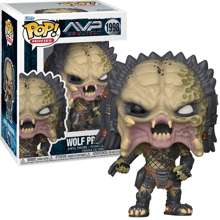 Funko Pop Movies 1998 Wolf Predator figura, vinil, gyűjthető, eredeti dobozában, Többszínű, 1 db
