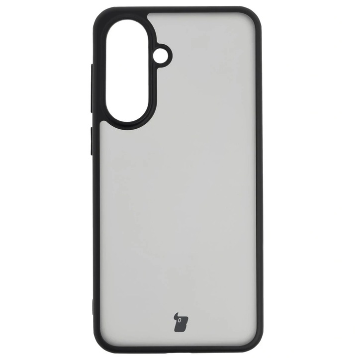 Carcasa Bizon Angelo compatibila cu Samsung Galaxy A37 5G / A36 5G, Transparent / Negru