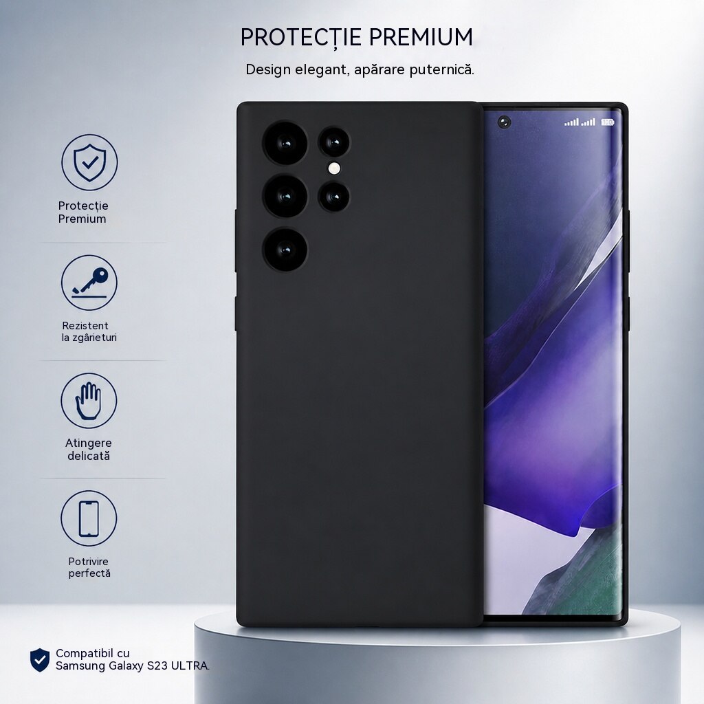 Husa pentru Samsung Galaxy S25 Ultra 5G, protectie completa, contur mov Verde deschis