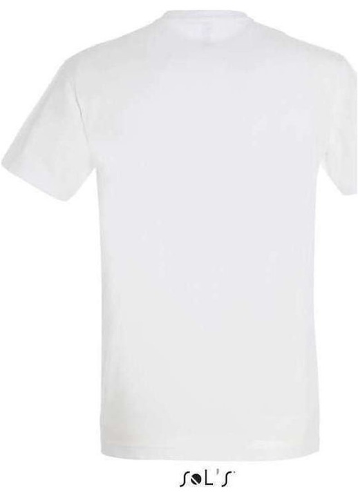 Тениска Sol`s Imperial, бяла, 100% полупеснен памук Ringspun Jersey 190гр