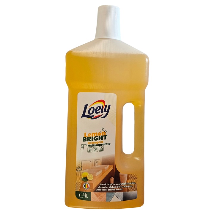 Detergent multisuprafete LOELY Lemon Bright 1L