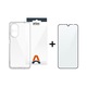 Set husa transparenta si folie sticla Xiaomi Redmi A5