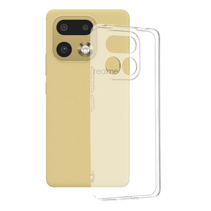 Калъф за Realme 16 Pro+ - Techsuit Clear Silicone - Прозрачен