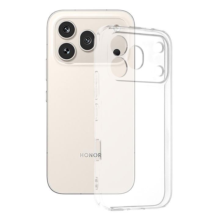 Husa pentru Honor 600 Pro - Techsuit Clear Silicone - Transparent