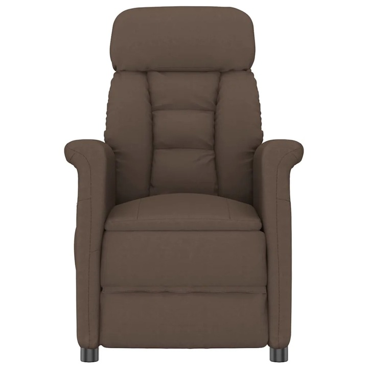 Масажен стол vidaXL, Кафяво 96.5 x 70.5 x 95 см Микрофибър