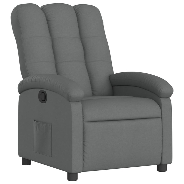 vidaXL sötétszürke szövet relaxfotel 3205381
