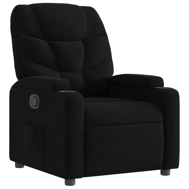 vidaXL fekete szövet relaxfotel 3205610