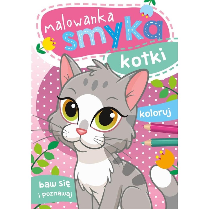 Malowanka Smyka Kotki, Skrzat, Carte de colorat pentru copii, 16 pagini