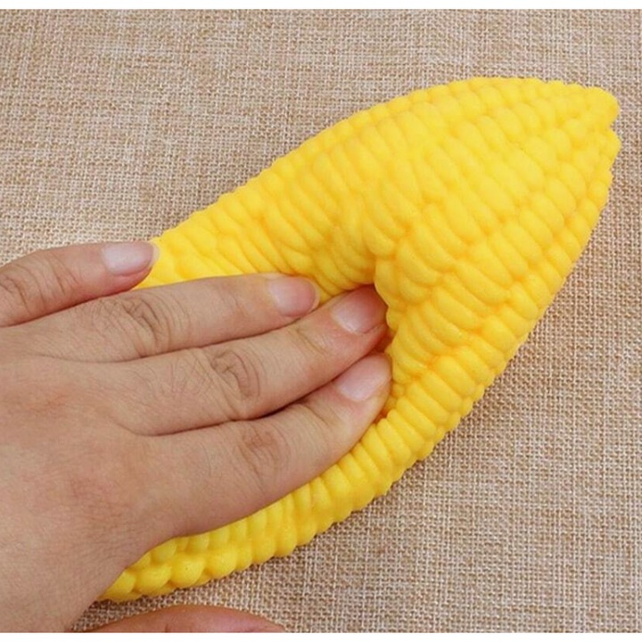 Antistress squishy játék, SÁRGA KUKORICACSŐ design