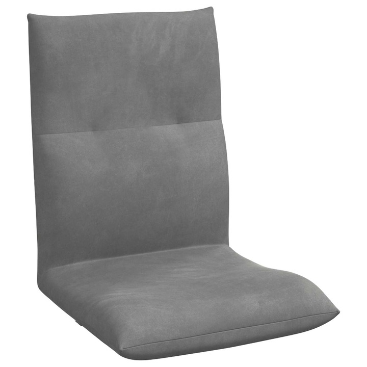 Scaun de podea vidaXL, Verde inchis 46 x 50 x 61 cm Catifea