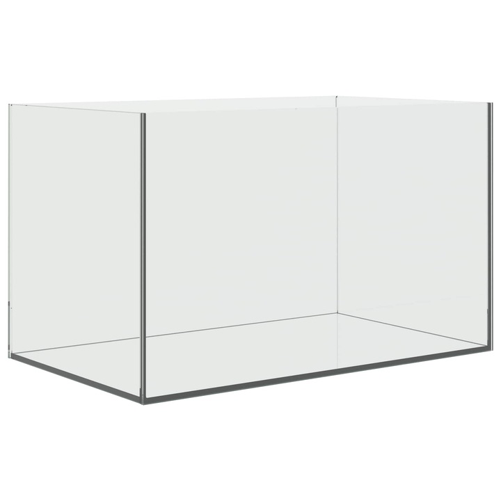 Acvariu cu depozitare vidaXL, Transparent 40 x 25 x 25 cm Sticla