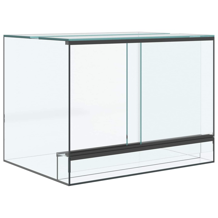 Terariu cu depozitare vidaXL, Transparent 30 x 30 x 40 cm Sticla