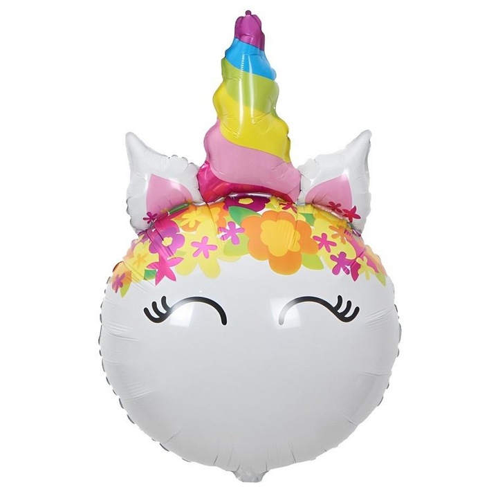 Фолиев балон Godan unicorn flori многоцветен 64x41см