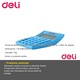 Calculator de buzunar Deli 1122, 12 cifre, alimentare dubla, pentru birou si uz fiscal