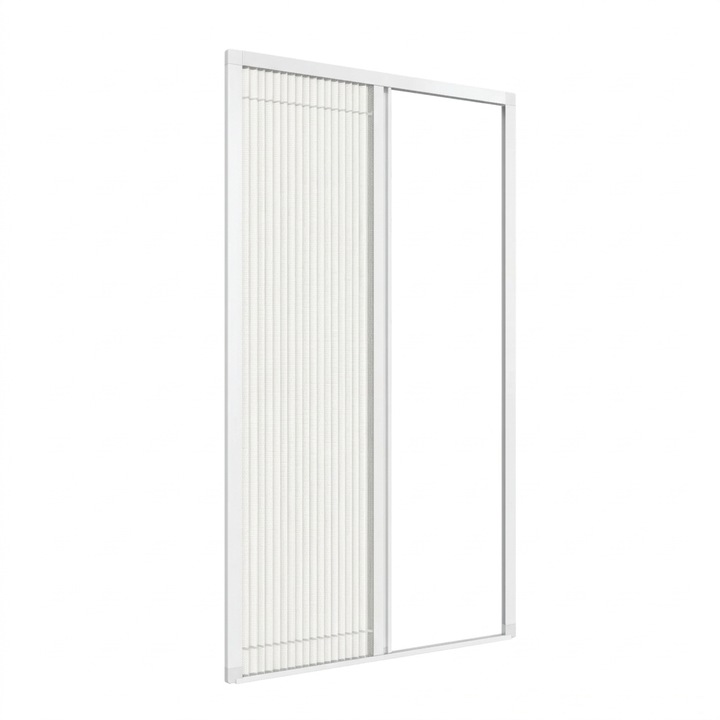 Plasa plisata Solume alb 90x210cm protectie insecte ventilare