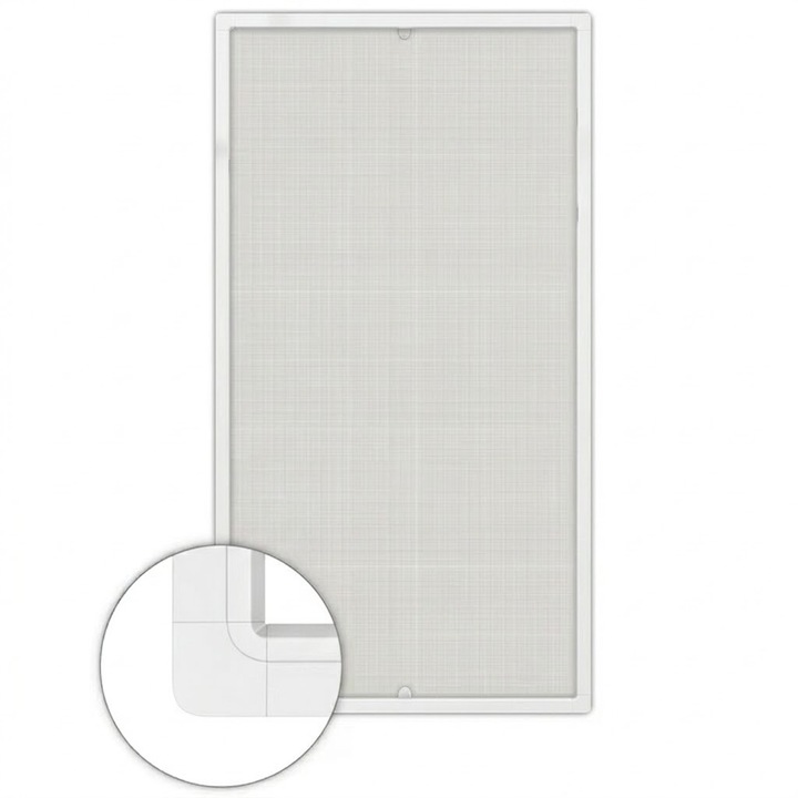 Solume rovarháló kerettel 60×80 cm, könnyen felszerelhető, strapabíró anyag, ideális szúnyoghálóként, fehér