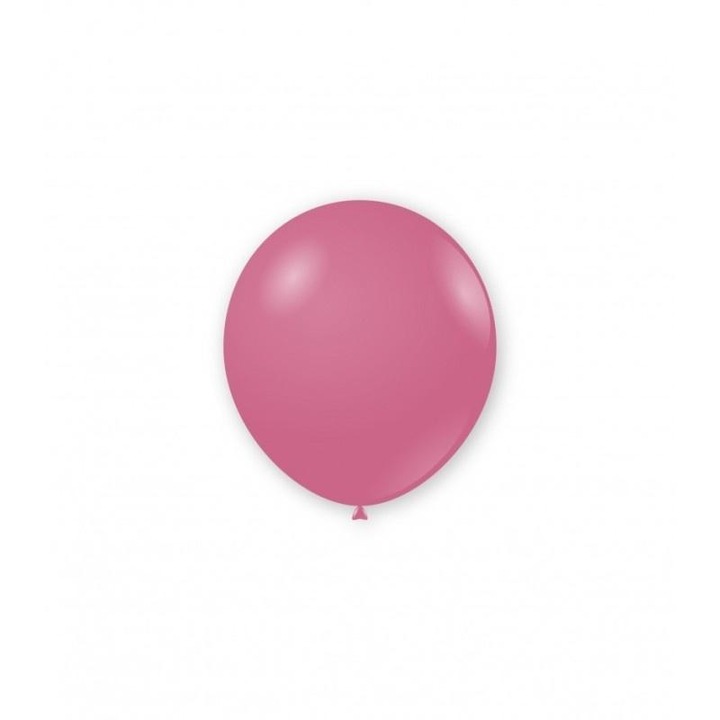Super Power latex lufi, 13 cm, kerek, rózsaszín, 100 darab