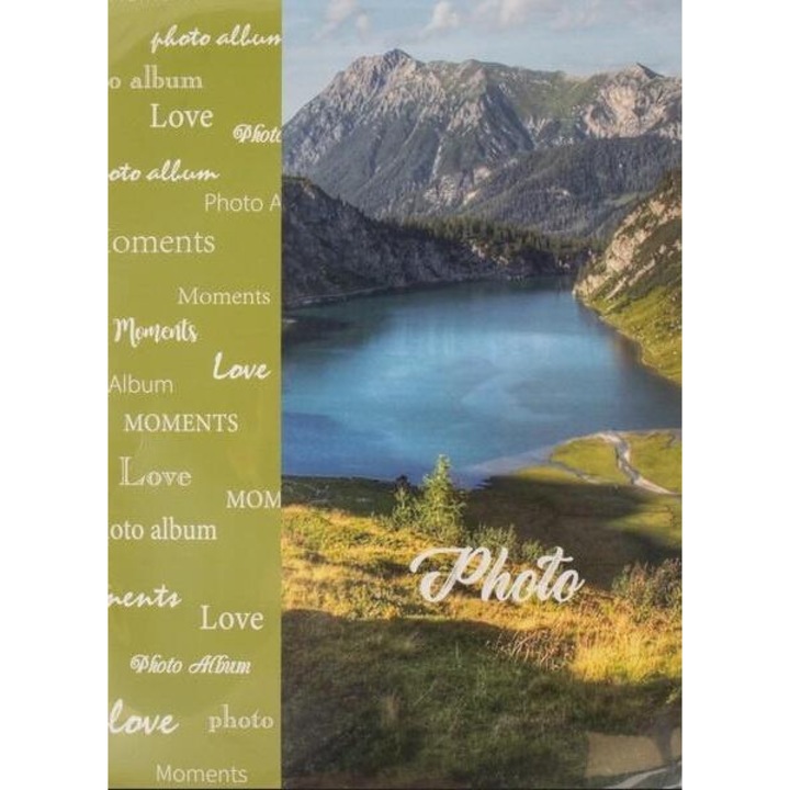 Album foto Fandy Nature Mix, album cu buzunare pentru 64 fotografii, 15x20,5 cm, Multicolor