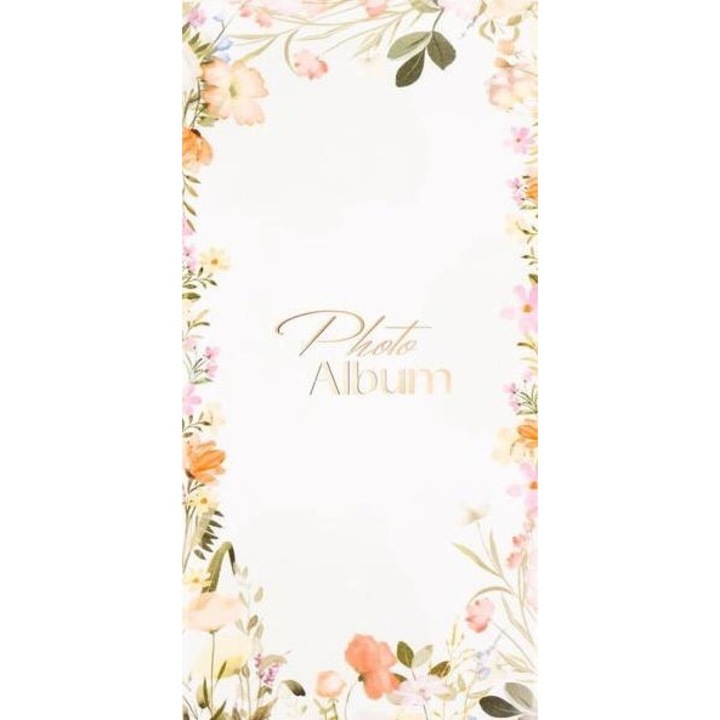 Fandy Abloom Mix fotóalbum, hegesztett zsebes, 96 db 15 x 30 cm-es fényképhez, Többszínű